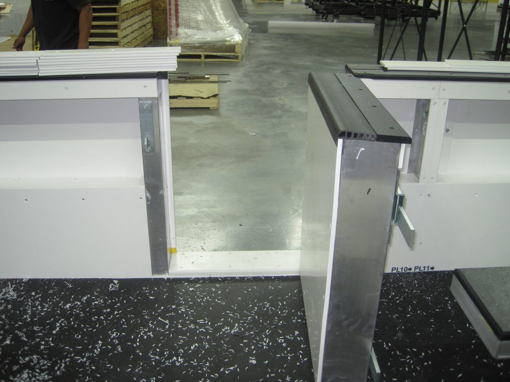 Bench door open