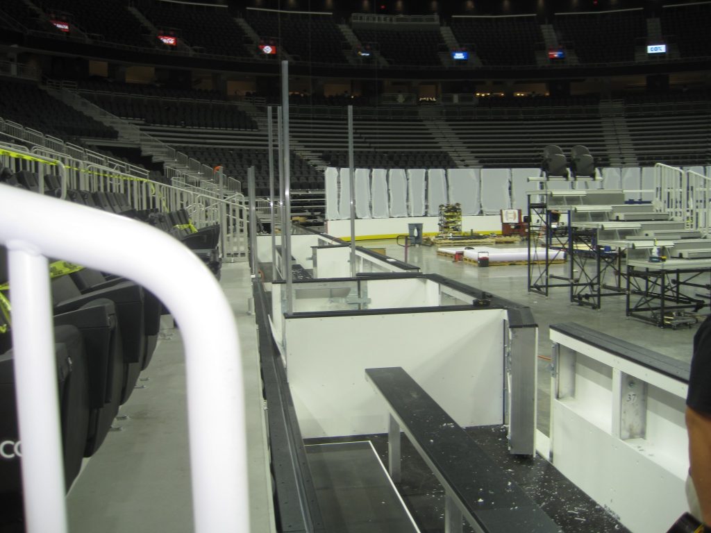 View of other bench
